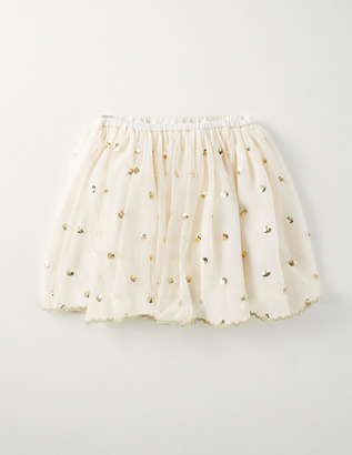 Ric Rac Tulle Skirt Gold Sequin Spot Girls Boden