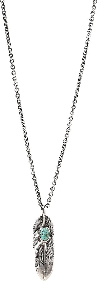 Feather Pendant Necklace John Varvatos Jewelry John Varvatos