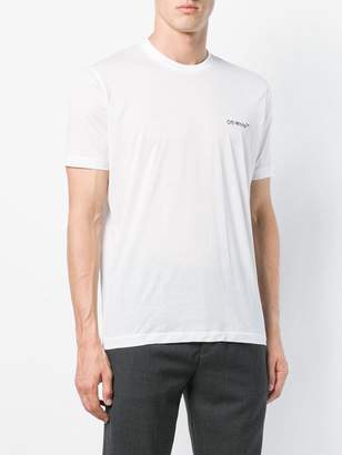 Off-White logo embroidered T-shirt