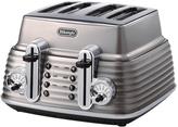 Thumbnail for your product : De'Longhi DeLonghi Scultura CTZ4003.BG 4 Slice Toaster - Champagne