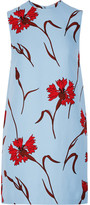 Thumbnail for your product : Miu Miu Printed cady mini dress