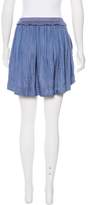 Thumbnail for your product : Raquel Allegra Iridescent Mini Skirt