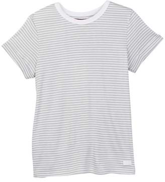 7 For All Mankind Slouchy Striped Tee (Big Girls)