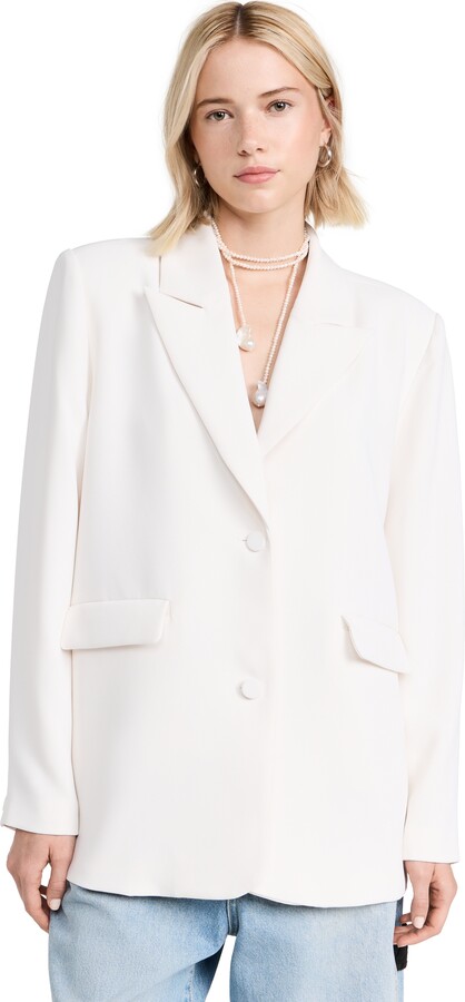 Good American Luxe Suiting Boyfriend Blazer