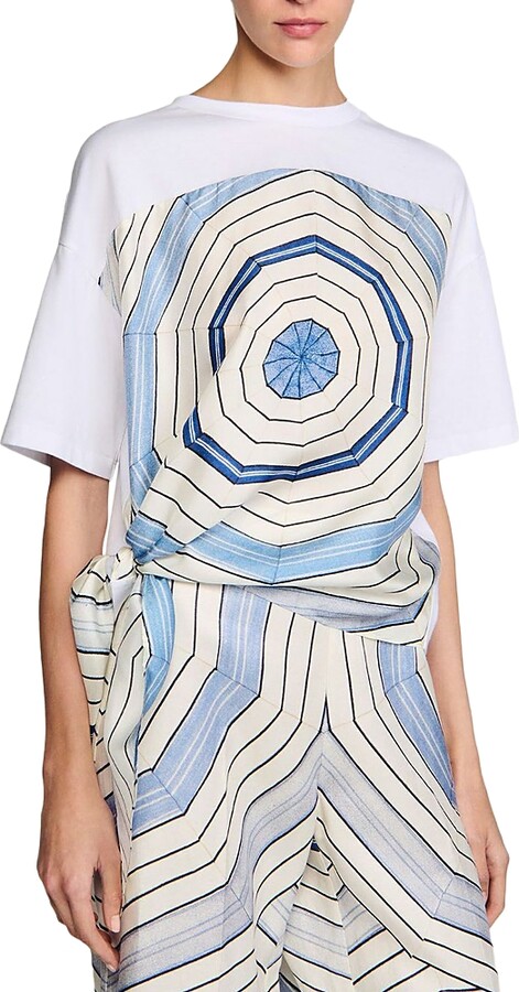 Sandro Spiral Print Tee