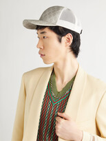Thumbnail for your product : Gucci Monogrammed Coated-Canvas and Mesh Baseball Cap