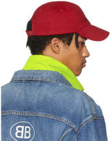 Thumbnail for your product : Balenciaga Red BB Cap