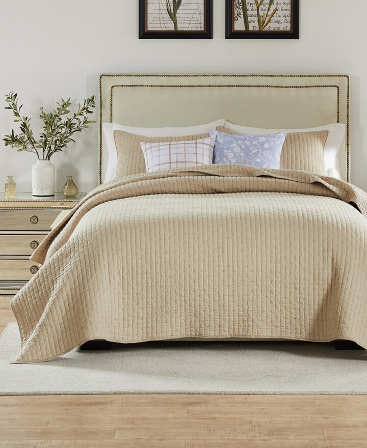Greenland Home Fashions Monterrey Finely Stitched 3-Pc. Quilt Set, Full/Queen