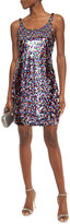 Thumbnail for your product : Moschino Sequined Stretch-tulle Mini Dress
