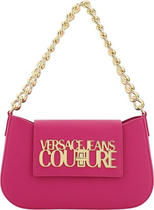 Versace Jeans Couture Baby Pink Small Baroque Buckle Shoulder bag  8052019260663