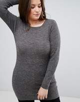 Thumbnail for your product : Brave Soul Plus Wilcox Ribbed Longline Jumper