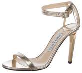 Thumbnail for your product : Jimmy Choo Metallic Ankle-Strap Sandals