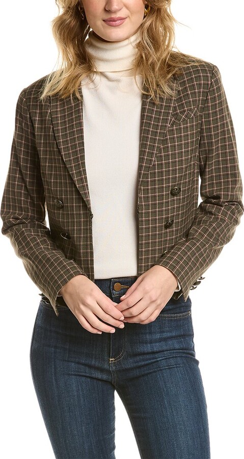 Vince Camuto Double-Breasted Blazer ShopStyle