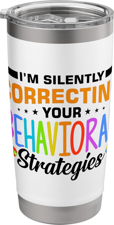 ABA Behavioral Technician RBT Behavior Analyst Behavior Analyst and RBT Design for a Behavioral Technician Stainless Steel Insulated Tumbler