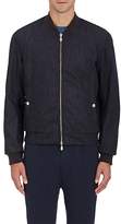 Thumbnail for your product : Brunello Cucinelli Men's Reversible Leather & Denim Bomber Jacket