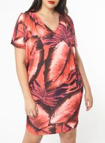 Thumbnail for your product : Evans Live Unlimited Jersey Cacoon Shift Dress