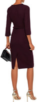 Thumbnail for your product : Goat Harriet Bow-detailed Wool-crepe Dress