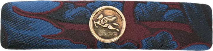 Etro Floral-Print Hair Clip