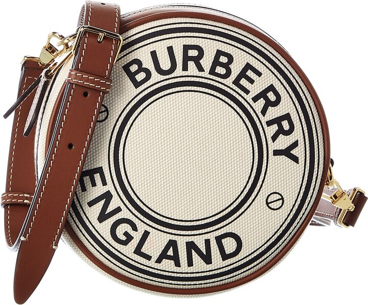 Burberry Louise Logo Graphic Canvas & Leather Crossbody ShopStyle