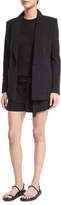 Thumbnail for your product : Helmut Lang Double-Weave Cotton Belted Shorts, Black
