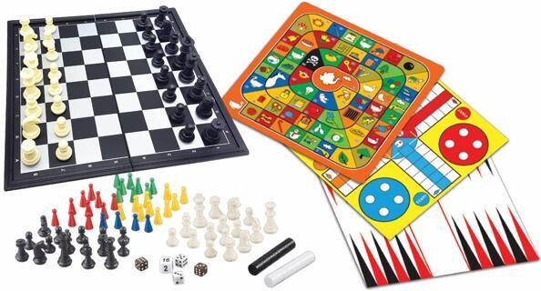 Lexibook America, Inc. Lexibook Magnetic board games set of 8 games in 1. For 2 to 6 players - JGM800