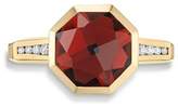 Thumbnail for your product : David Yurman Guilin Octagon Ring with Garnet and Diamonds in 18K Yellow Gold