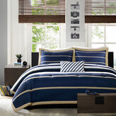 Thumbnail for your product : MIZONE Mi Zone Garrett Striped Comforter Set with decorative pillow