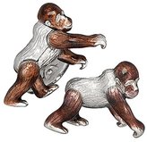 Thumbnail for your product : Jan Leslie Gorilla Cuff Links