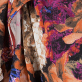 Thumbnail for your product : Just Cavalli Floral Printed Knit Wrap Dress L