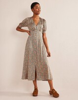 Thumbnail for your product : Boden Satin Midi Tea Dress