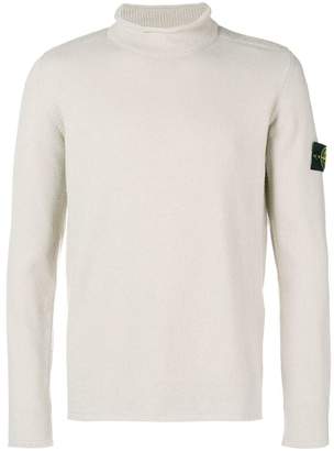 Stone Island contrast patch jumper