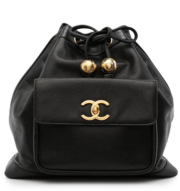 Chanel Pre Owned 1997 Triple CC backpack - ShopStyle