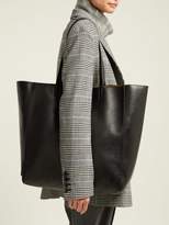 Thumbnail for your product : Stella McCartney Stella Logo Faux Leather Tote Bag - Womens - Black
