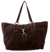 Thumbnail for your product : Miu Miu Suede Tote Bag