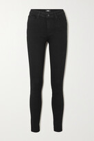 Thumbnail for your product : Paige Hoxton High-rise Skinny Jeans - Black