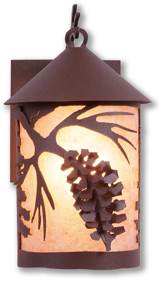 Etsy Outdoor Wall Light Log Cabin Style Made in USA Unique Cascade