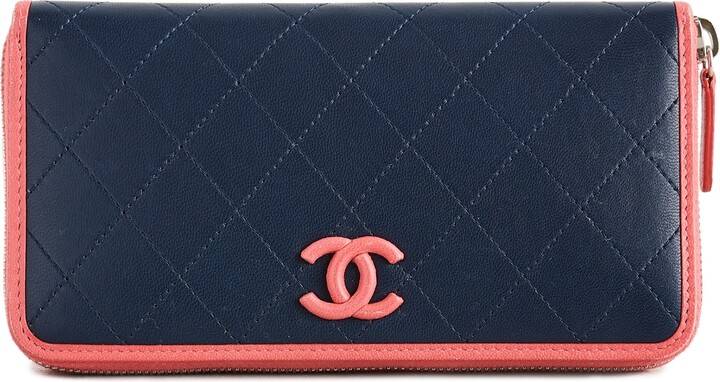 Shopbop Archive Chanel Zip Around Long Wallet, Quilted