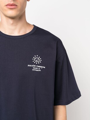 Societe Anonyme logo-print cotton T-shirt