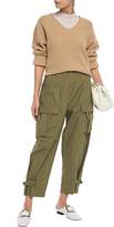 Thumbnail for your product : 3.1 Phillip Lim Zip-detailed Cotton Tapered Pants