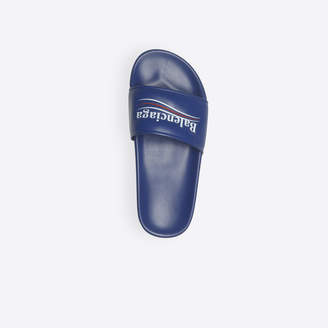 Balenciaga Flat sandal with logo on the strap