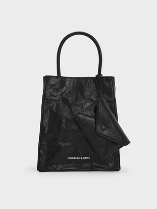 Charles & Keith Buckle-Strap Slouchy Tote Bag - ShopStyle