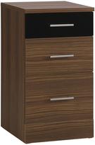Thumbnail for your product : Consort Eclipse Ready Assembled 3-Drawer Bedside Cabinet