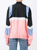 Thumbnail for your product : MSGM lace zipped bomber jacket