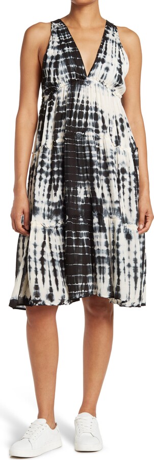 BOHO ME Tiered Midi Dress