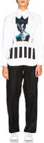 Thumbnail for your product : Comme des Garcons Shirt SHIRT Contrast Stitch Work Pant in Black | FWRD