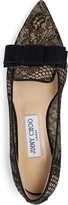 Thumbnail for your product : Jimmy Choo Gala lace ballerina pumps