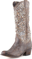 Thumbnail for your product : Frye Deborah Studded Vintage Leather Boot, Gray