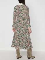 Thumbnail for your product : See by Chloe Floral-Print Long-Sleeve Midi Dress