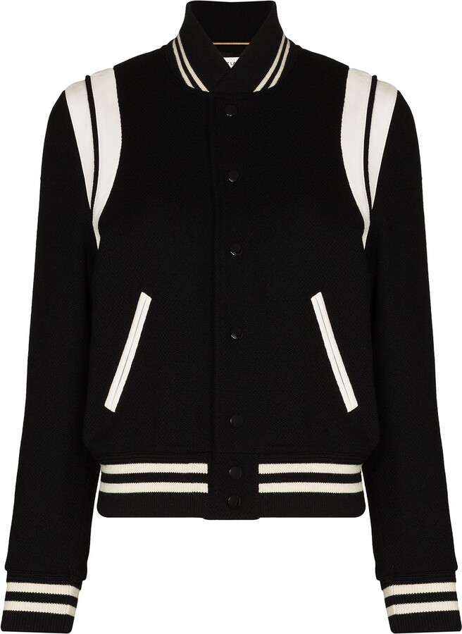 Saint Laurent Wool bomber jacket ShopStyle