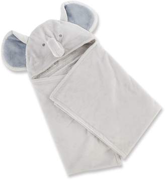 Baby Aspen Little Peanut Elephant Hooded Blanket in Grey